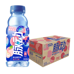 脉动桃子口味 400ML*15瓶 迷你小瓶饮料低糖维生素出游运动功能饮料