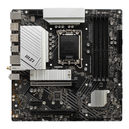 微星（MSI）PRO B760M-A WIFI DDR4 II 电脑主板 支持 CPU 13600KF/12600KF/14600KF(Intel B760/LGA 1700)