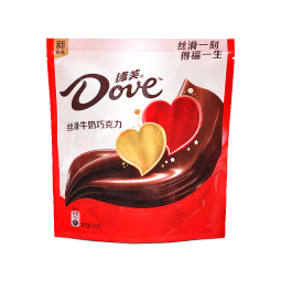 德芙（Dove）巧克力散装婚庆喜糖果儿童解馋充饥休闲食品送女友追剧零食小吃 丝滑牛奶巧克力袋装1000g