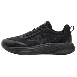 361°男鞋运动鞋飞翼4秋冬季新品网面透气缓震黑色通勤鞋男常规跑鞋 曜石黑 39