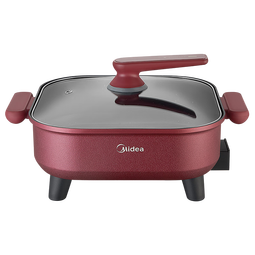 美的（Midea）电火锅 电炒锅 电煮锅 电锅一体多功能锅 家用6.5L大容量多用途锅烤肉涮火锅锅具火锅专用锅  6.5L 【1800W猛火速沸】HGE3030T03 