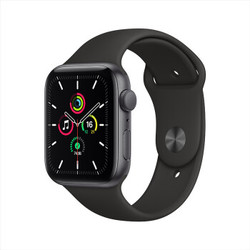 限北京：Apple 苹果 Watch SE 智能手表 GPS款 44mm 黑色