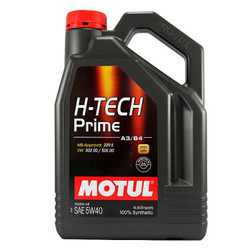 13日0点：MOTUL 摩特 H-TECH Prime 5W-40 A3/B4 SN级 全合成机油 4L +凑单品