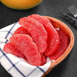 京东plus会员：鲜临食感 平和琯溪红心柚子 3-4个精选装（净重8.5-9斤）