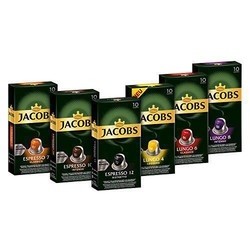 中亚Prime会员：JACOBS 铝壳咖啡胶囊 兼容Nespresso 10颗*6盒