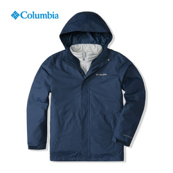 历史低价：Columbia 哥伦比亚 XE1504 户外热能羽绒三合一冲锋衣