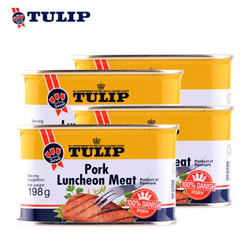 Tulip 郁金香 经典午餐肉罐头198g*4罐