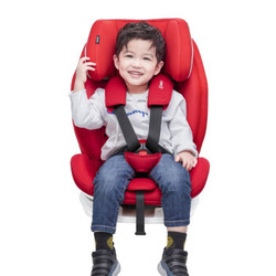 双11预售：360 T901 儿童安全座椅 9个月-12岁 isofix接口 红色