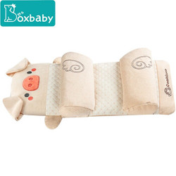 京东PLUS会员： Boxbaby 婴儿防偏头彩棉定型枕