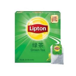 Lipton 立顿 自然茶香清新绿茶茶包 100包