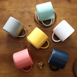 百亿补贴：莱杉 陶瓷磨砂马克杯 2个装 含咖啡勺 颜色随机