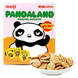 Meiji 明治 熊猫乐园饼干 70g *15件