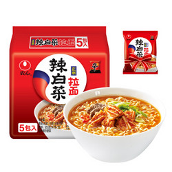 NONGSHIM 农心 辣白菜拉面 方便面120g*5包 *10件