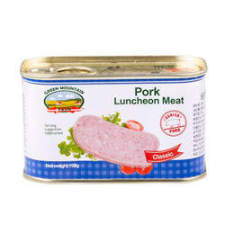 绿山农场 午餐肉罐头 经典原味 198g *11件