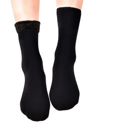 暖爱季、移动专享：LangSha 浪莎 加绒中筒女士袜子 黑色2双（买赠同款）
