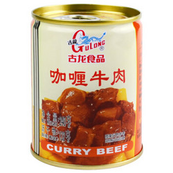 京东PLUS会员：GuLong 古龙 咖喱牛肉罐头 240g *12件