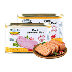 88VIP：绿山农场 午餐肉罐头198g*2罐