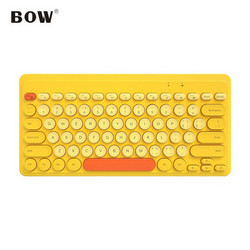 B.O.W 航世 K-610 无线键盘柠檬黄 +凑单品