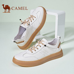 PLUS会员：CAMEL 骆驼 A112107010 男款软面低帮休闲板鞋