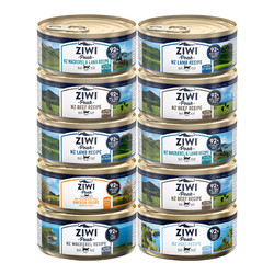 PLUS会员：ZIWI 滋益巅峰 猫罐头 全阶段猫通用罐头 10罐