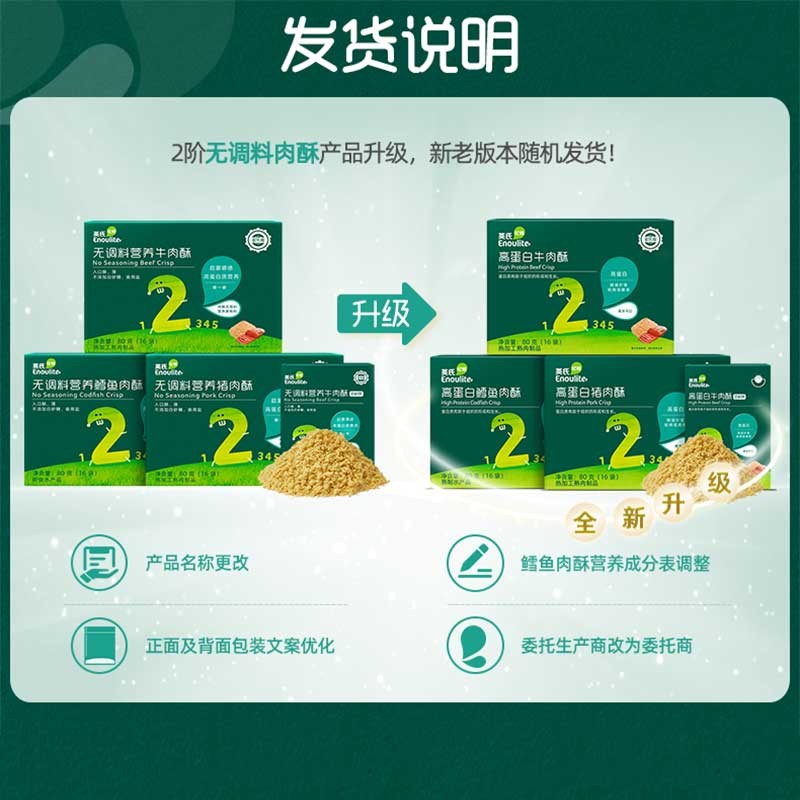 英氏（Engnice）儿童零食 多乐能系列营养肉松 无添加食用盐与白砂糖营养猪肉酥