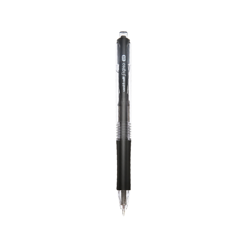 三菱（Uni）UMN-152按动中性笔 0.5mm双珠啫喱笔学生考试签字笔(替芯UMR-85) 黑色 单支装