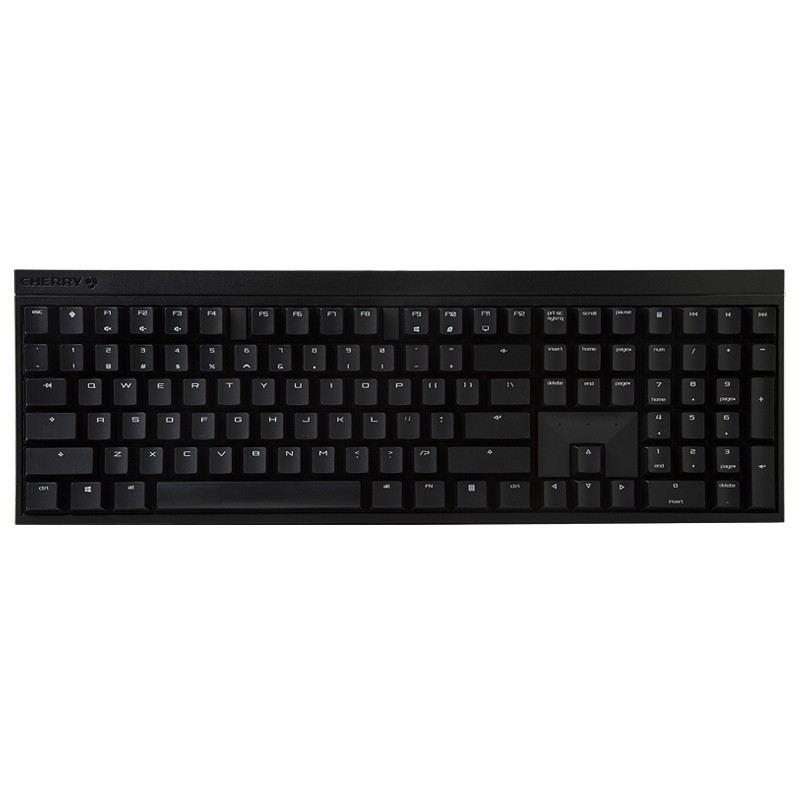 樱桃（Cherry）MX2.0S G80-3820LYAEU-2 机械键盘 有线键盘 游戏键盘 全尺寸机械键盘 黑色 红轴