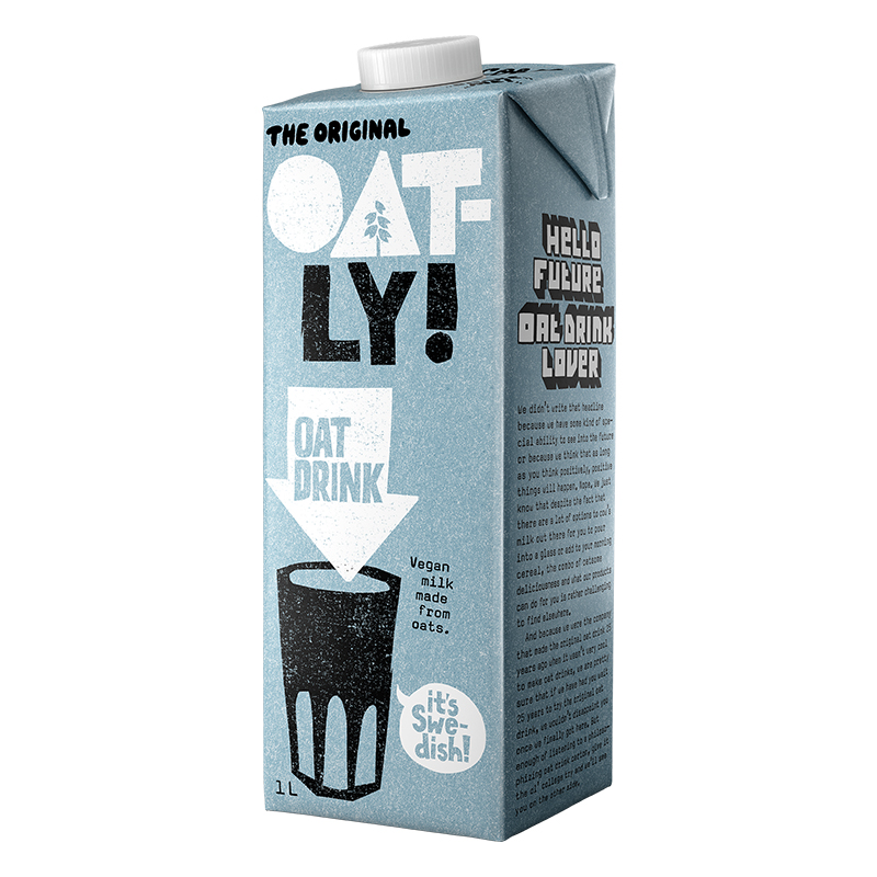 OATLY噢麦力 原味低脂燕麦奶谷物早餐奶植物蛋白膳食纤维瑞典进口饮料(不含牛奶和动物脂肪) 1L 单支装