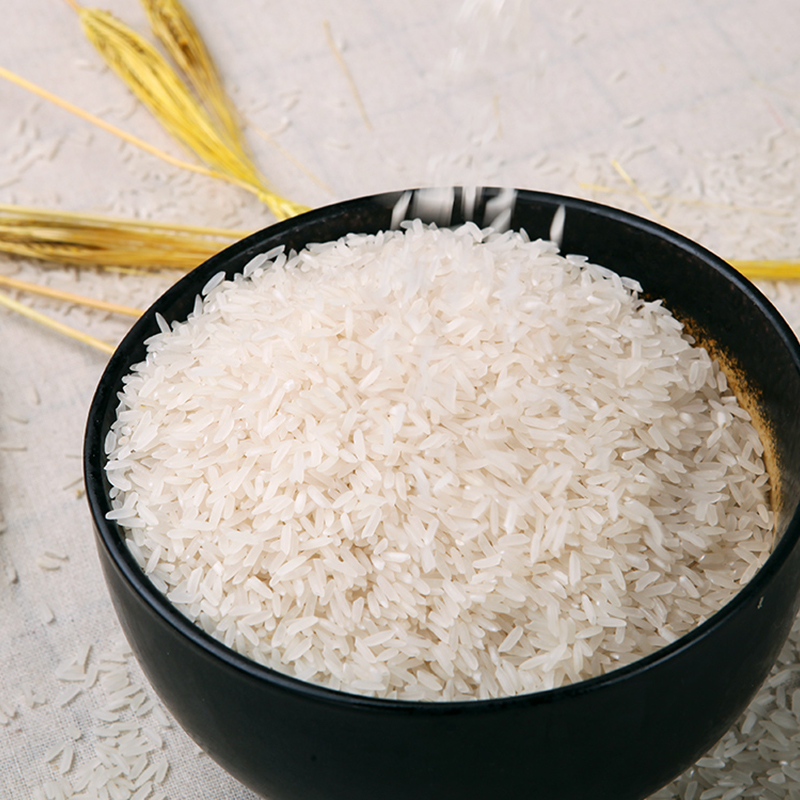 国宝桥米 油粘米5kg 长粒大米 南方籼米 湖北鱼米之乡 煲仔饭用米（非真空包装）