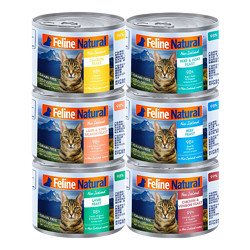 K9 Natural 猫罐头新西兰进口幼猫成猫猫粮主食罐头170g/罐 随机口味6罐