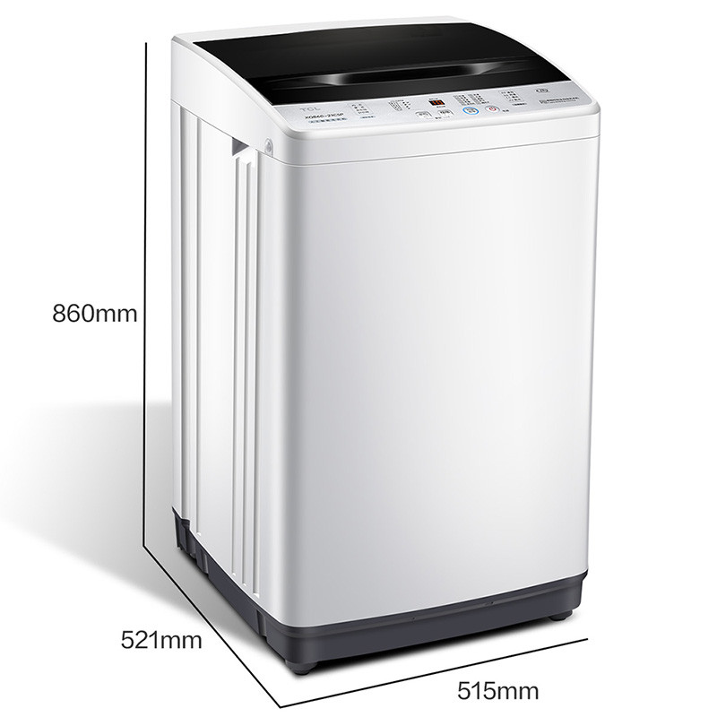TCL 6KG波轮洗衣机智能模糊控制全自动波轮小型洗衣机 一键脱水 10种洗涤程序 洗衣机小型便捷XQB60-21CSP