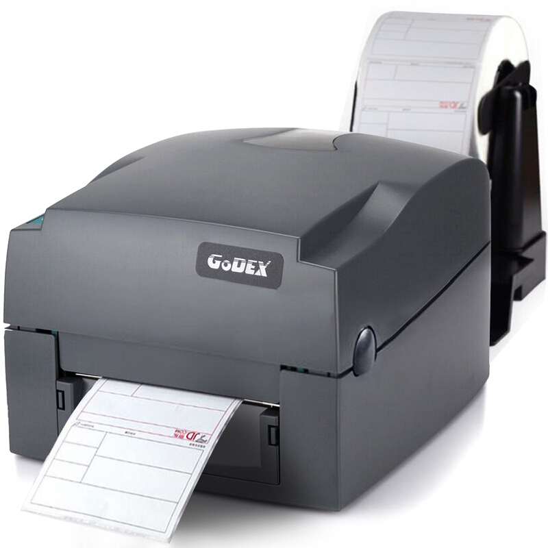 GODEX科诚 二维条码不干胶标签打印机 G500U 203DPI 送支架/碳带/标签纸