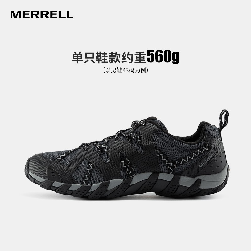 MERRELL迈乐休闲男女款鞋MAIPO水蜘蛛溯溪鞋舒适透气防滑耐磨轻便涉水鞋快干透气J48611 J48611 黑（男） 40