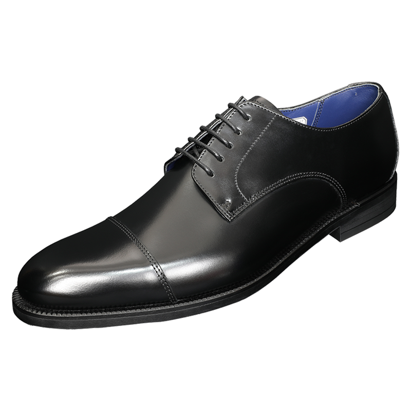 REGAL丽格日本品牌系带办公室圆头日系男士皮鞋J256 BJP(黑色) 40
