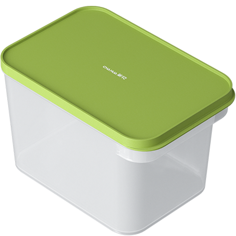 茶花（CHAHUA） 茶花冰箱收纳保鲜盒食品级塑料微波炉饭盒密封水果蔬菜生鲜储物盒五谷杂粮收纳 贝格保鲜盒6件套（780ML+830ML）