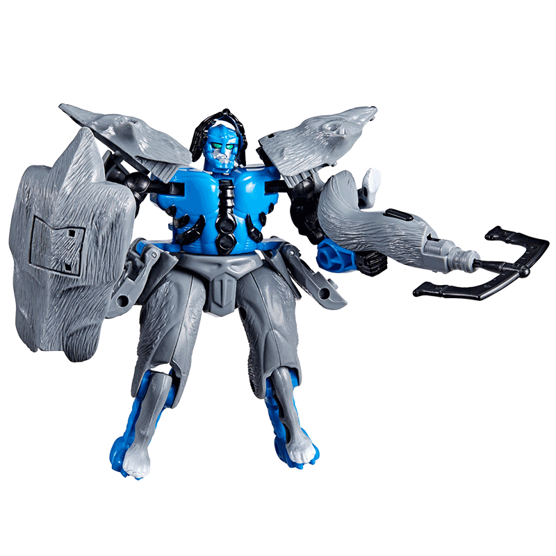 变形金刚(Transformers) 儿童男孩玩具车模型机器人手办生日礼物 超能勇士复古系列 灰狼勇士F4227