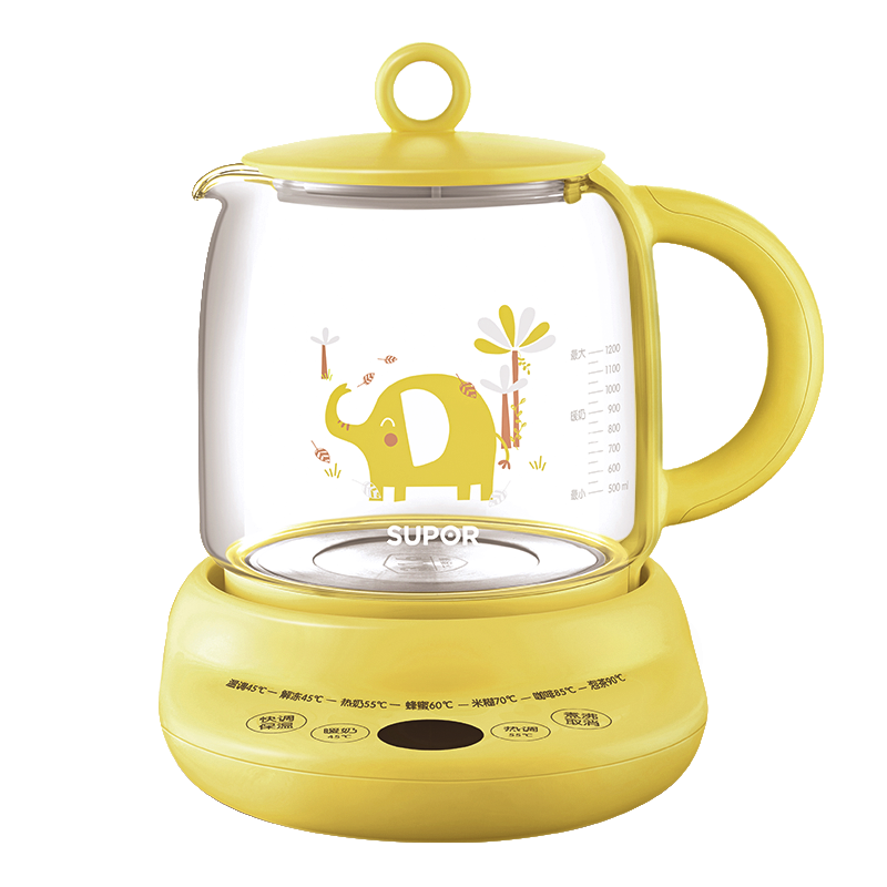 苏泊尔（SUPOR）恒温热水壶家用婴儿调奶器1.2L温奶器全自动宝宝保温冲奶机多功能泡奶粉机 BW05A