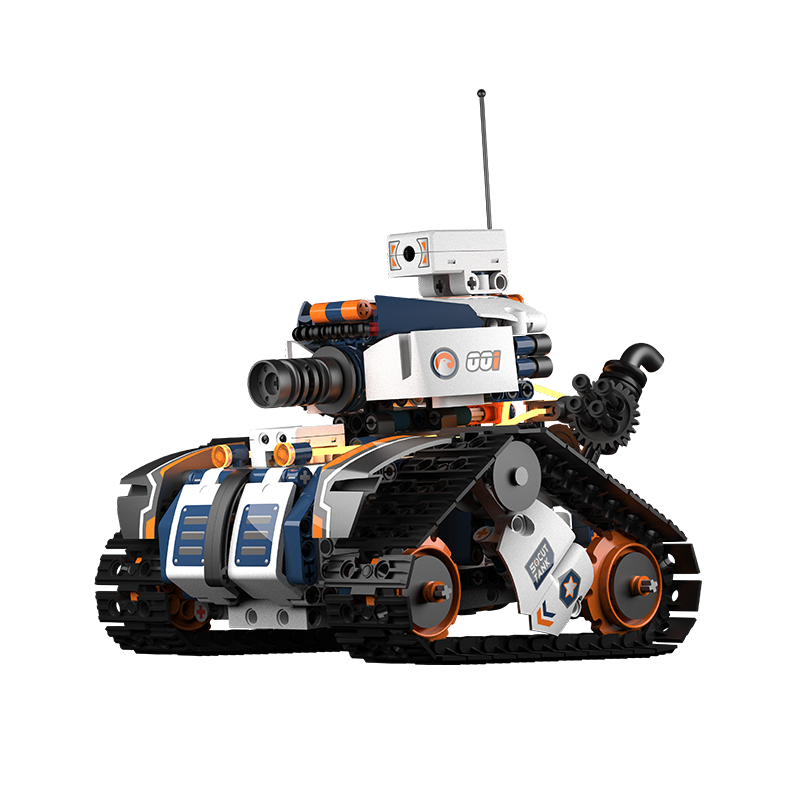 优必选 （UBTECH）编程玩具侦察坦克智能机器人积木拼插履带车六一儿童节男孩礼物