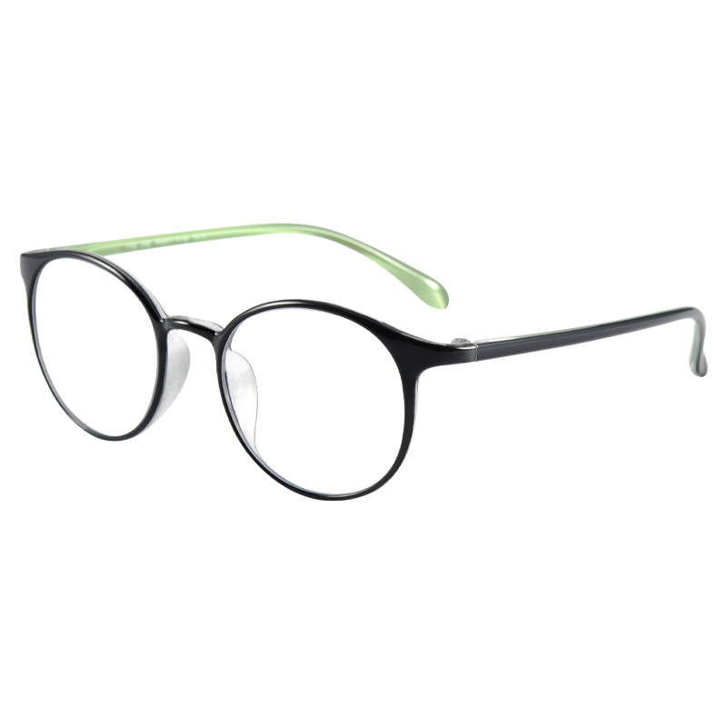 镜邦 近视眼镜框女韩版超轻防滑tr90光学眼镜架可配有度数防蓝光高清非球面树脂镜片7404 149透明灰 防蓝光配镜(1.67防蓝光镜片0-800度)
