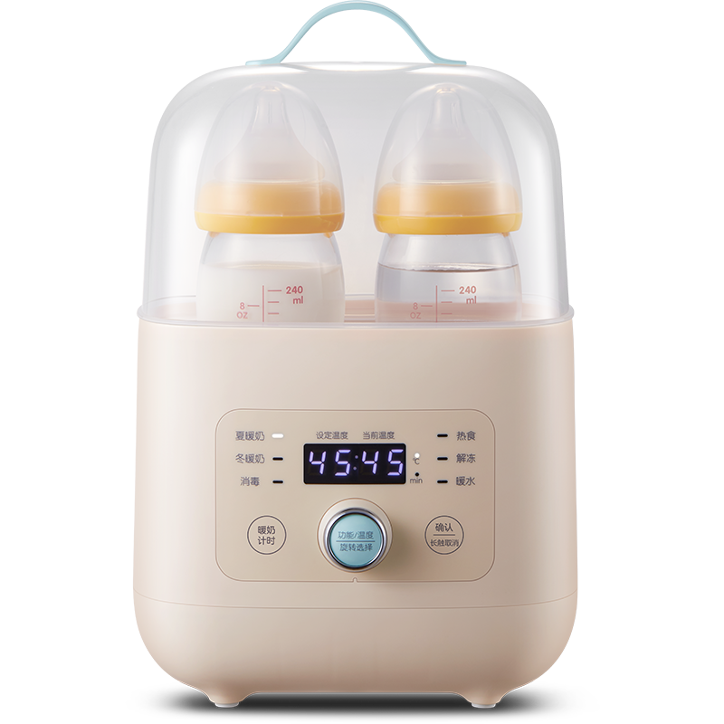小熊（Bear）温奶器暖奶器奶瓶消毒器二合一 恒温调奶器多功能婴儿可定时热奶消毒器NNQ-A03F1
