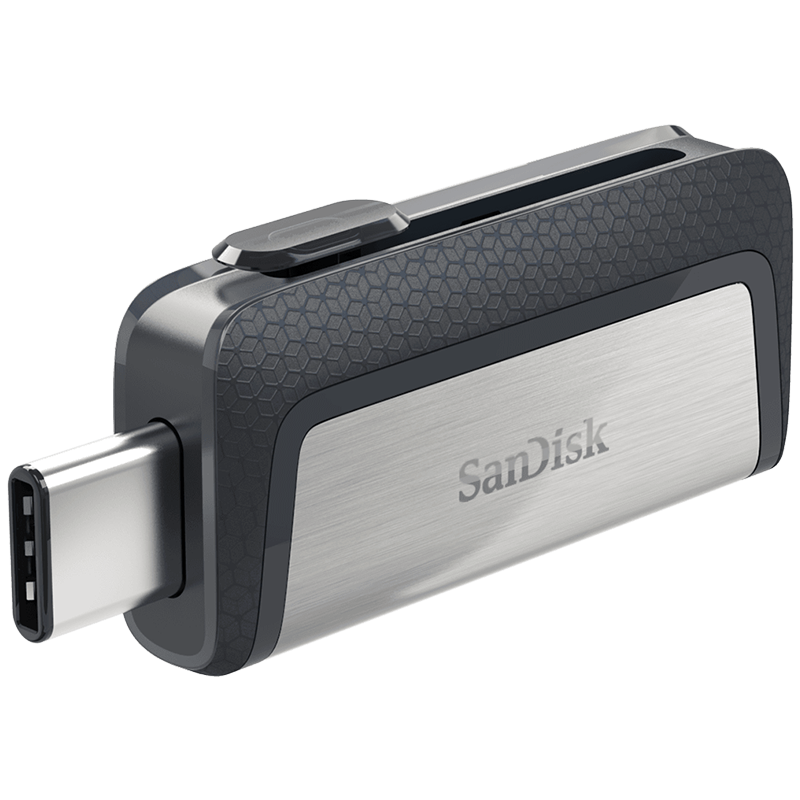 闪迪(SanDisk) 128GB Type-C USB3.1 手机电脑U盘DDC2 高速读取 便携伸缩双接口 安全保密 智能APP管理软件