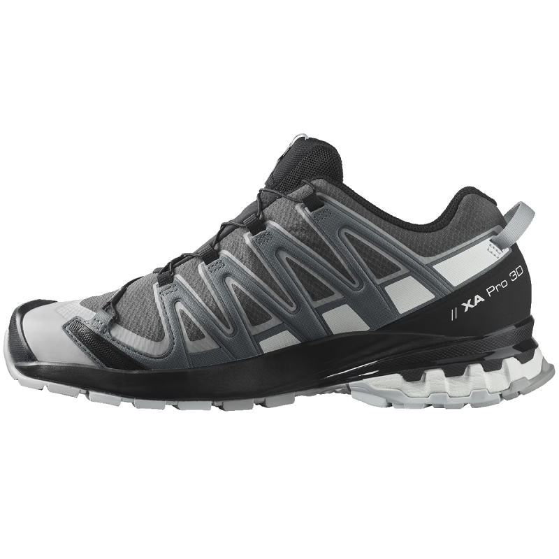 萨洛蒙（Salomon）男款 户外运动防水透气减震防护登山徒步鞋 XA PRO 3D v8 GTX 磁铁灰 417354 UK9(43 1/3)