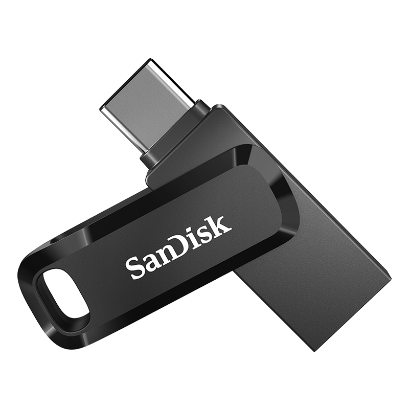 闪迪(SanDisk) 256GB Type-C/USB3.1 手机U盘DDC3 沉稳黑 高速传输 手机电脑平板双接口 安全加密 扩容u盘