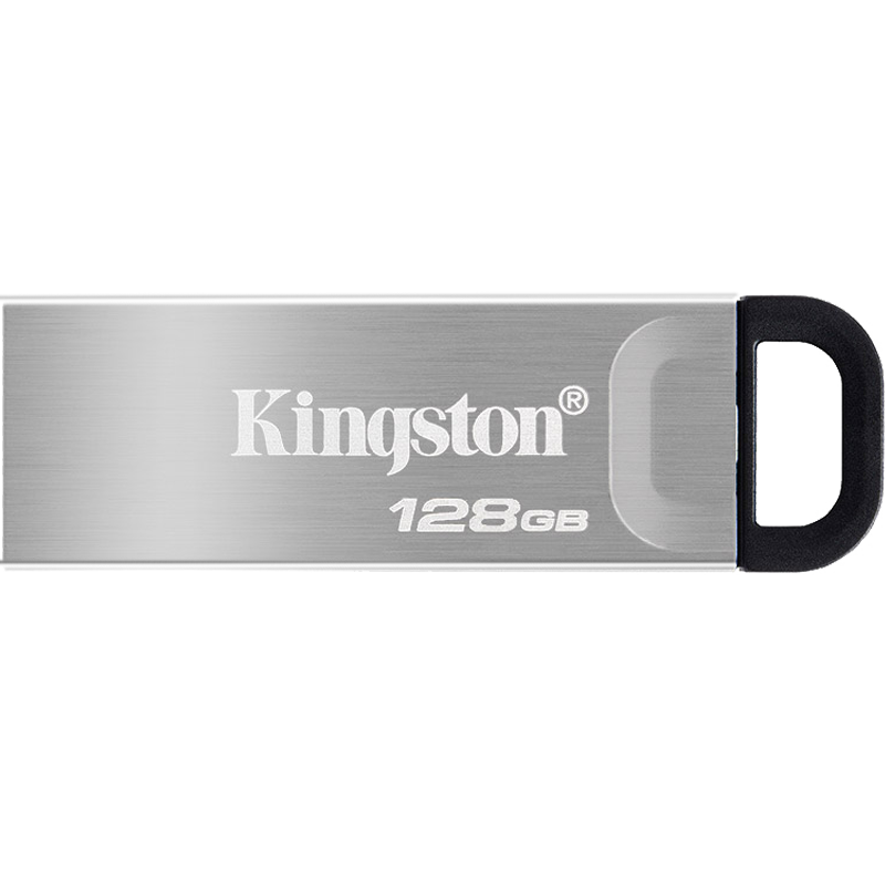 金士顿（Kingston）128GB USB 3.2 Gen 1 U盘 DTKN 金属外壳 读速200MB/s