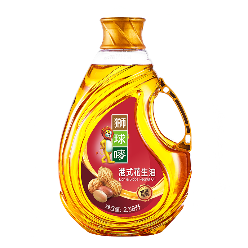 狮球唛压榨一级花生油2.38L  物理压榨 香港品牌 新老包装随机发货