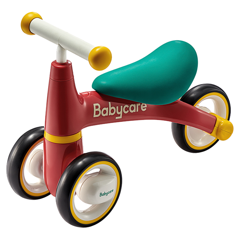 babycare儿童三轮车 平衡车无脚踏 宝宝三轮滑行学步车-罗拉红