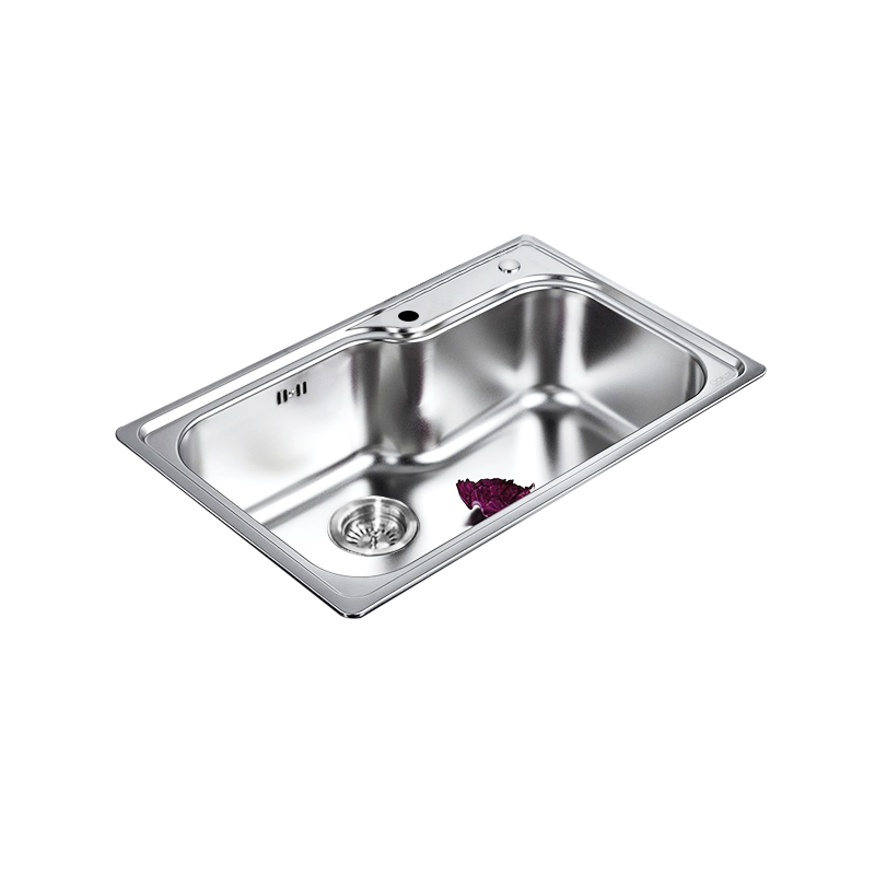 科勒（KOHLER）纳米水槽丽斯304不锈钢抗油盾单槽厨房台上台下厨盆洗菜 