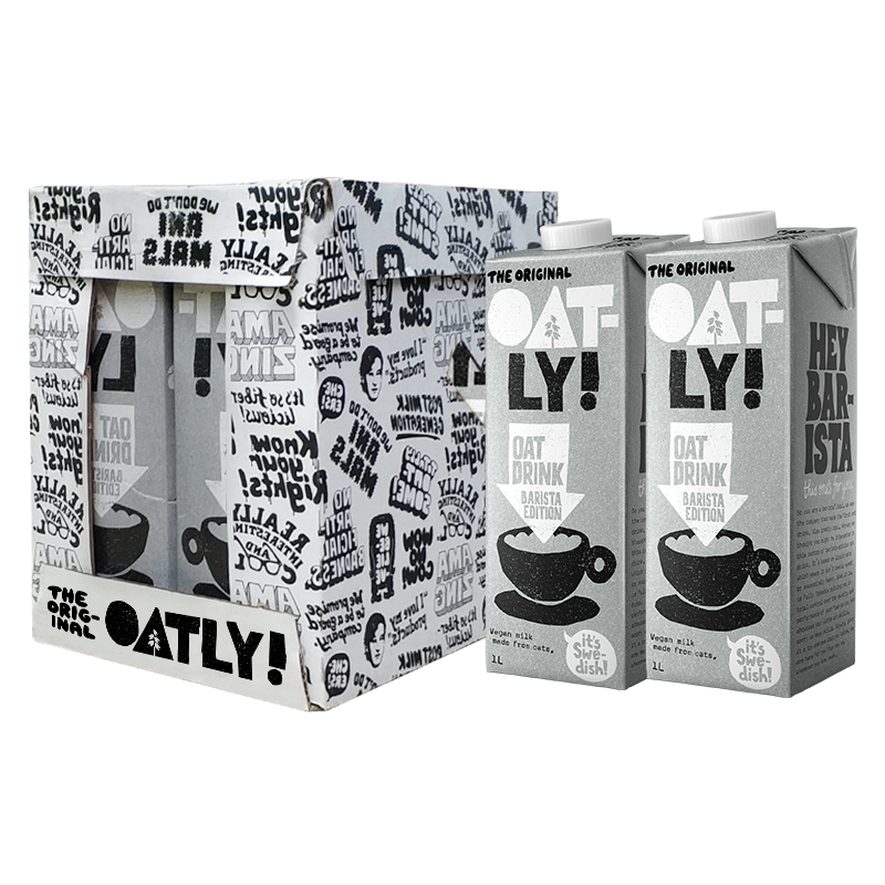 OATLY噢麦力 咖啡大师燕麦奶咖啡伴侣谷物早餐奶进口饮料 1L*6 整箱装
