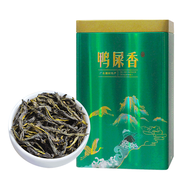 中广德盛 22新茶潮州单枞鸭屎香高山乌龙茶鸭屎香广州酒家同款茶叶单枞茶 鸭屎香礼罐装200g/1罐