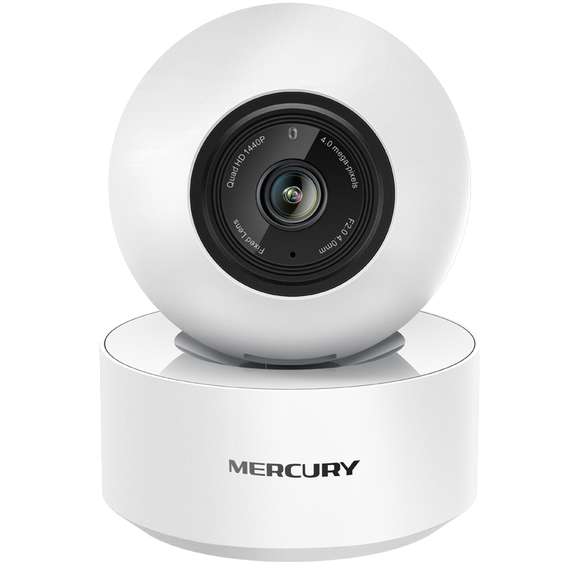 水星（MERCURY）400万摄像头家用监控器360全景无线家庭室内可对话网络手机远程门口高清 MIPC451